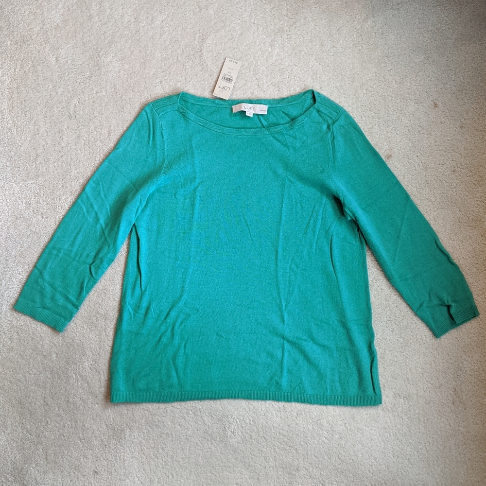 Loft green sweater SP
